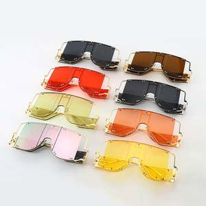 Lunettes de soleil carrées surdimensionnées pour hommes et femmes, avec logo personnalisé, style rétro unique, nouvelle mode - Product Image 5