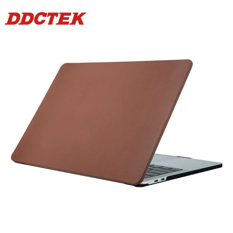 Moda personalizada de couro real dos homens de negócios laptop sleeve para macbook pro usado 13 "laptops caso a1278