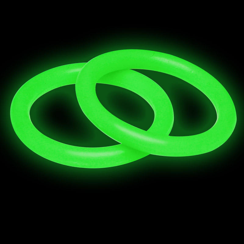 Custom Colorful O-ring Neon Red Turquoise Purple Orange Silicone O Ring  Glow in the Dark Rubber Product