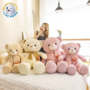 Oso de peluche de <span class=keywords><strong>feliz</strong></span> San Valentín, peluche suave de 70-120Cm, almohada de oso, peluche esponjoso a granel - Product Image 2