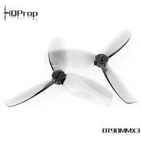 2 paires d'hélices HQPROP Duct-T90MMX3 90 mm à 3 pales en PC 1,5 mm pour drones RC FPV Freestyle 3,5 pouces Cinewhoop à conduit, pièces de bricolage