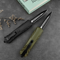 Couteau de poche tactique personnalisé avec design de crâne, lame 440C, manche ABS, couteau pliant EDC pour la survie en plein air, le camping, vente en gros