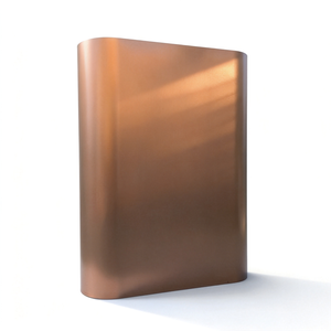 Hotte <span class=keywords><strong>de</strong></span> cuisine murale en acier inoxydable rose doré sur mesure, boîte incurvée, sur mesure, résidentielle - Product Image 3