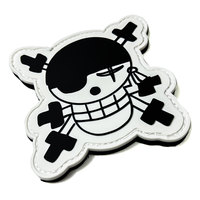 Patch PVC 2D 3D pour clubs de paintball, ski, moto, airsoft, logos, équipement tactique, services et services des pompiers