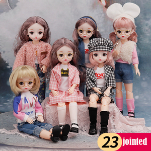 Djd — poupées avec vêtements à la mode 4D yeux pour filles, 23 boules articulées, 30 <span class=keywords><strong>CM</strong></span>, tête en plastique, ensemble complet, jouets pour enfant, cadeau, collection 1/6, - Product Image 4