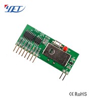 Module récepteur intelligent pour la maison connectée, décodage superhétérodyne sans fil RF YET218, vente chaude