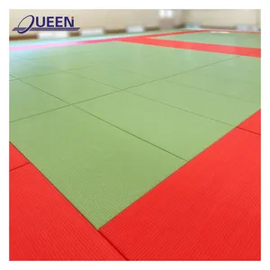 LinyiQueen-esteras de karate para judo, esteras de judo con certificación ijf, jujitsu tatami, aterrizaje Marcial, verde oliva