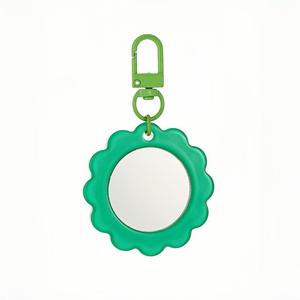 <span class=keywords><strong>Porte</strong></span>-clés <span class=keywords><strong>miroir</strong></span> de maquillage portable pour filles, personnalisé avec logo tournesol, simple face - Product Image 5