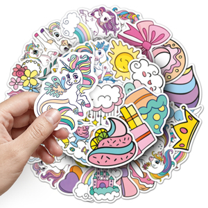 51 Pezzi Adesivi Personalizzati a Tema Cavallo Arcobaleno per Giocattoli, Cancelleria e Decorazione Cameretta Bambini - Product Image 6