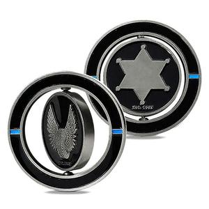 Medaglia Souvenir in lega di zinco rotante 3D con smalto morbido per il premio e la promozione - Product Image 3