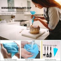 Bestseller 21-teiliges Spritzbeutel-Set mit Edelstahl-Spritztüllen und Spateln für Kuchendekoration, hergestellt in China