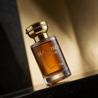 Vente en gros de flacons de parfum en verre vides de 50 ml, flacon carré avec bouchon doré, flacon de parfum de luxe réutilisable pour l'emballage de parfum