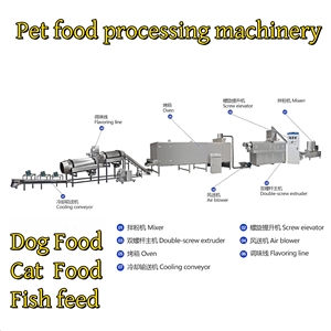 Línea de Producción de Alimento para Perros de Doble Tornillo 100-500kg/h - Product Image 2