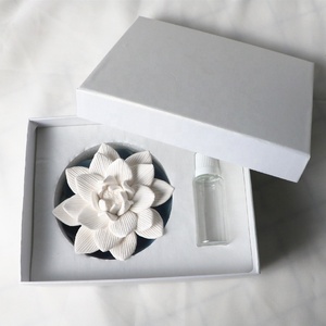 Tùy Chỉnh Nhà Xe Làm Mát Không Khí Thơm Gốm Hương Thơm Thạch Cao Sứ Hoa Sen Hương Thơm Tinh Dầu Khuếch Tán - Product Image 5