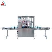 Machine de remplissage et de scellage automatique d'aérosols en aluminium électrique avec commande PLC pour applications cosmétiques et chimiques