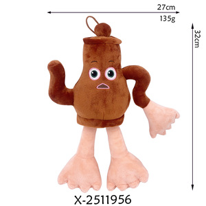 Juguete de Peluche Popular Tung Tung Tung Sahur de Alta Calidad para Niños, Relleno de Algodón PP, 20-28cm, Forro de Malla, Alivia el Estrés, Regalo de Cumpleaños - Product Image 4