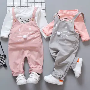 Spring Newborn Baby Girls Clothes Sets Fashion Suit T-shirt + Pants Suit Baby Girls Outside Wear Sports Suit Clothing Sets