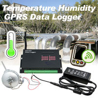 Capteur de pluie à distance avec communication IOT RS-485, enregistreur de données d'humidité et de température, acier inoxydable IP67, OEM/ODM, contrôle par application intelligente