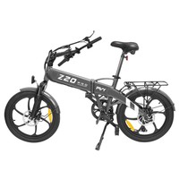 Bicicleta Eléctrica Urbana PVY Elektro 500W 25 km/h 10.4 Ah 80-100km con Suspensión Completa y Plegable