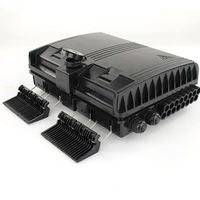 Caja de Distribución Óptica de 4/8 Puertos, Mini Caja de Conexión de Fibra Óptica para Montaje en Pared, para Conexión de Cable Drop FTTH/FTTB