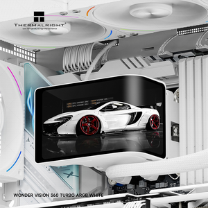 Màn hình cong 3D nhìn trực tiếp không cần kính hiển vi Thermalright WONDER VISION 360 TURBO ARGB TRẮNG 6.67 inch, màn hình cong ARGB - Product Image 5