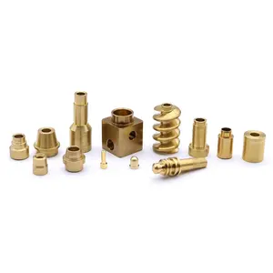 metal machining service cnc lathe brass turning parts