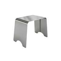 Tabouret en acier inoxydable artistique, tabouret de bar décoratif, chaises robustes antirouille pour restaurant et bar, design artistique personnalisé
