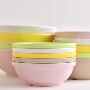 Bol réutilisable durable et élégant de la marque Lohja, vaisselle au design moderne, bol en plastique pour riz, soupe et nouilles, en mélamine - Product Image 6