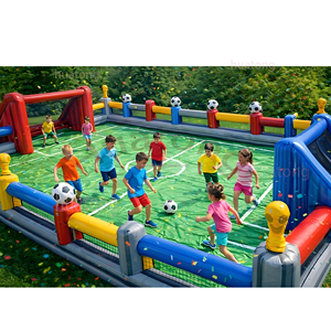 Juegos Inflables Gigantes Comerciales para Carnavales Deportivos, Juegos Interactivos de Fútbol, Campo de Fútbol Inflable para Venta o <span class=keywords><strong>Alquiler</strong></span> - Product Image 2