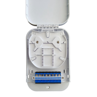Boîtier de terminaison FTTH 8 fibres, module cassette, boîte de raccordement murale intérieure durable, 1/8 fibre, Caja Box FDB