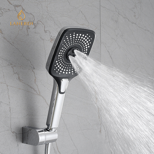 Cascade chromée finition de Surface en laiton 3 fonctions ensemble pluie et douche exposées thermostatique système de robinet mitigeur - Product Image 4