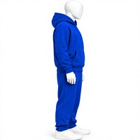 Ensemble de survêtement à capuche AMSEC INDUSTRY imprimé avec strass, longueur intégrale, 100 % coton, sweat-shirt et pantalon de survêtement, streetwear décontracté