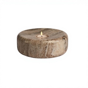 Greatest Quality Marble Candle Holder Advantageous Design Round Shape Tealight Candle Holder For Best Selling - Product Image 1