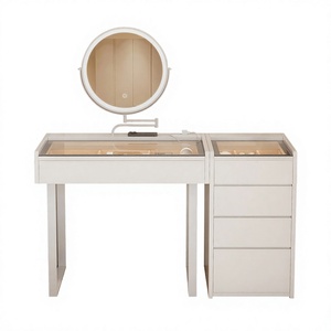 Modern Wood Top Sales Pedicure Mobile Tech Portable Manicure Table- Nail <b>Desk</b> Work Station - Product Image 4