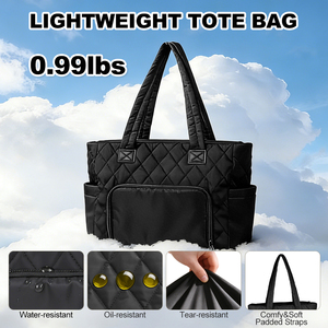 Work Laptop Tote <strong>Bags</strong> with Insulated Food Compartment, Lightweight Puffer Lunch Tote <strong>Bag</strong> for Business Office Teacher <strong>Nurse</strong> - Product Image 6