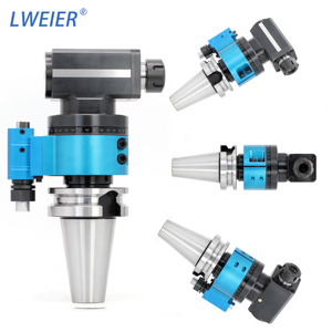 Cabezal Angular Extendido LWEIER AG90-BT50-ER25-50 para Fresado Lateral, Taladrado y Roscado en Centros de Mecanizado - Product Image 5