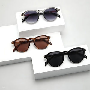 Wholesale Classic Vintage Round Frames High Quality <b>Sunglasses</b> Women Custom Luxury Designer Polarized Men <b>Sunglasses</b> - Product Image 4