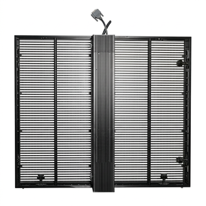 Pantalla LED Semitransparente de Alquiler en Color Plateado para Instalación Temporal en Eventos - Product Image 1