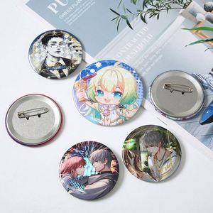 Badges circulaires en plastique personnalisés avec mascotte animée de dessin animé, thème Ange Musique & Amour - Épingles promotionnelles durables - Product Image 2