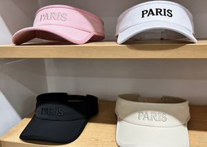 Visera Bordada de París para Mujer y Hombre, Ajustable, de Algodón, con Parte Superior Vacía, para Verano, Golf, Tenis y Deportes al Aire Libre - Product Image 5