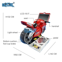 Simulateur d'usine Moto Plastic Kiddie Rides 3d Amusement Indoor Kids Coin Operate Machine Arcade Game