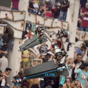 Pédale double pour grosse caisse, pédale de <span class=keywords><strong>jazz</strong></span>, pédale à entraînement direct rapide, axe de coupe CNC, alliage métallique, puissante, double pédale - Product Image 3