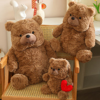 En gros, Mini ours en peluche doux et câlin en forme de cœur, en coton PP, anti-stress, pour la Saint-Valentin