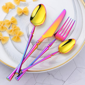 ชุด Flatware กระจกเงาสีรุ้งคุณภาพดีที่สุด - Product Image 6
