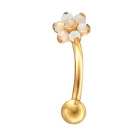 Grosir Anting Pusar & Cincin Hidung Berlapis PVD G23 Perhiasan Klasik Unisex untuk Wanita Pria Anak-anak