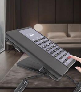 Téléphone d'hôtel personnalisé de qualité supérieure-Téléphone à haut-parleur analogique filaire élégant et fonctionnel pour Hotel & Hostel & Inn - Product Image 6