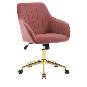 Chaises de Salle à Manger Rembourrées Style Nordique en Velours Antique - Product Image 1