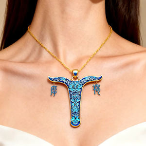 Creazione culturale intangibile Cloisonne costellazione Capricorno - Product Image 2