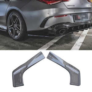 2019+ for Mercedes Benz W118 C118 CLA45 Side Skirts <b>Splitters</b> New Carbon Rear Bumper Lips Rocker Winglet - Product Image 4