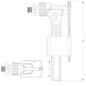 Válvula de Doble Descarga para Inodoro, <span class=keywords><strong>Mecanismo</strong></span> para Tanque de Inodoro Occidental, Ecológico, para Uso en Hoteles, Diseño Moderno - Product Image 6